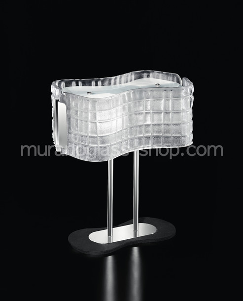 Tableau lampes Série 394, Lampe de table en verre dépoli